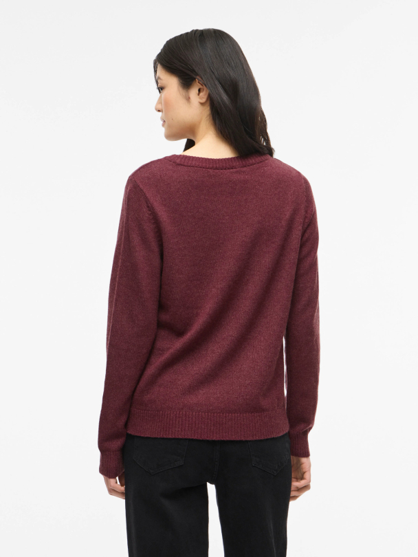 VIRIL O-NECK L/S KNIT TOP - NOOS - Image 5