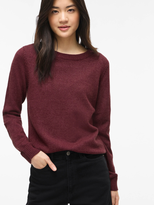 VIRIL O-NECK L/S KNIT TOP - NOOS - Image 3