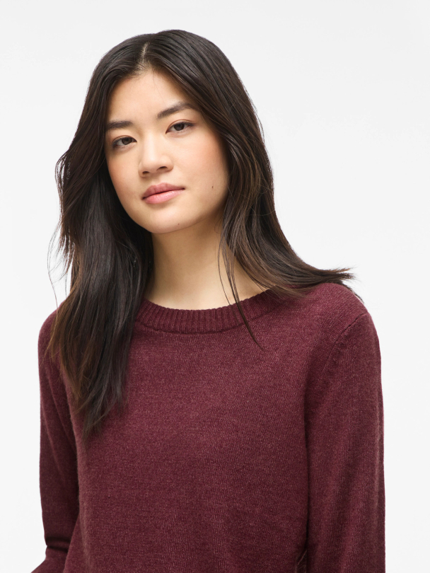 VIRIL O-NECK L/S KNIT TOP - NOOS - Image 2