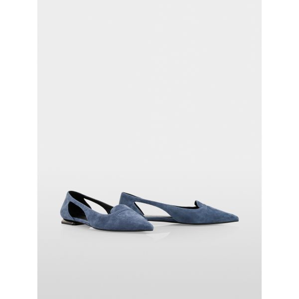 Ballerina Sko Midnattsblå m/utskjæring BC SF.02 L07