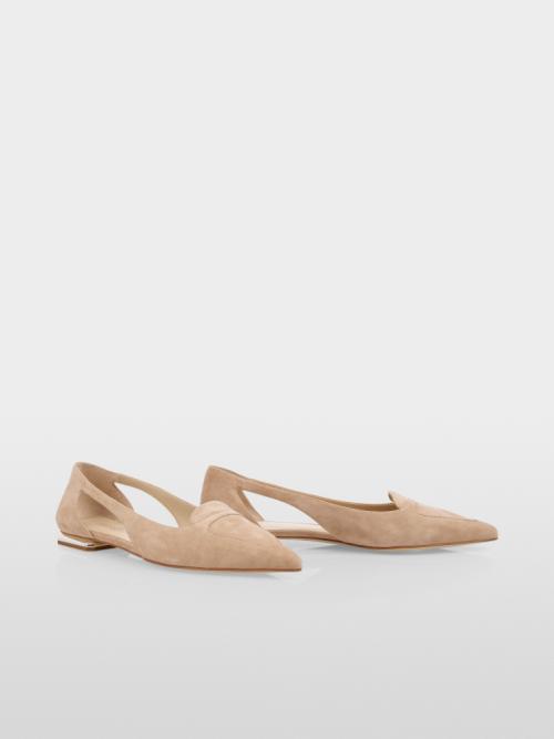 Ballerina Sko Beige m/utskjæring BC SF.02 L07