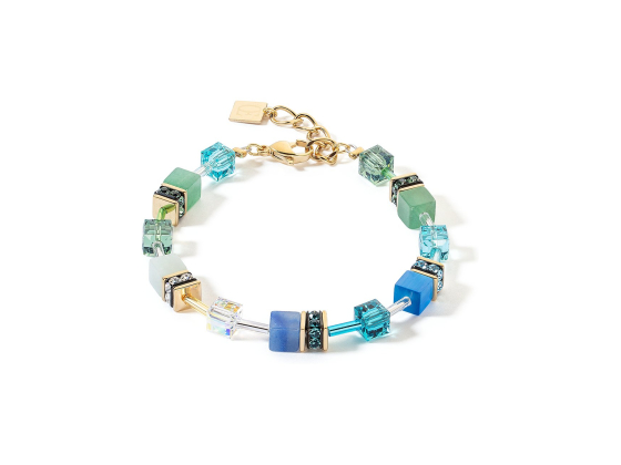 GEOCUBE Bracelet Iconic Precious Green & Turquoise