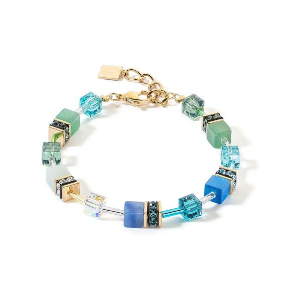 GEOCUBE Bracelet Iconic Precious Green & Turquoise