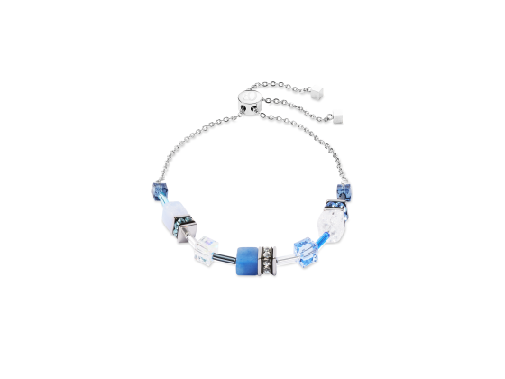 GEOCUBE Bracelet Iconic Slider Closure Blue