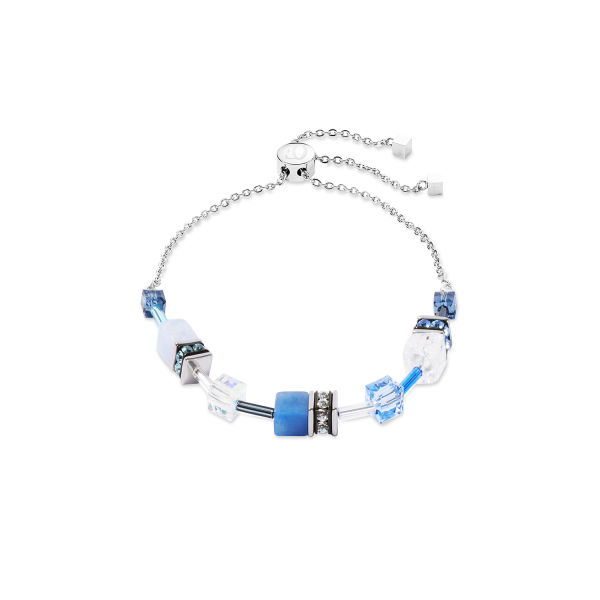 GEOCUBE Bracelet Iconic Slider Closure Blue