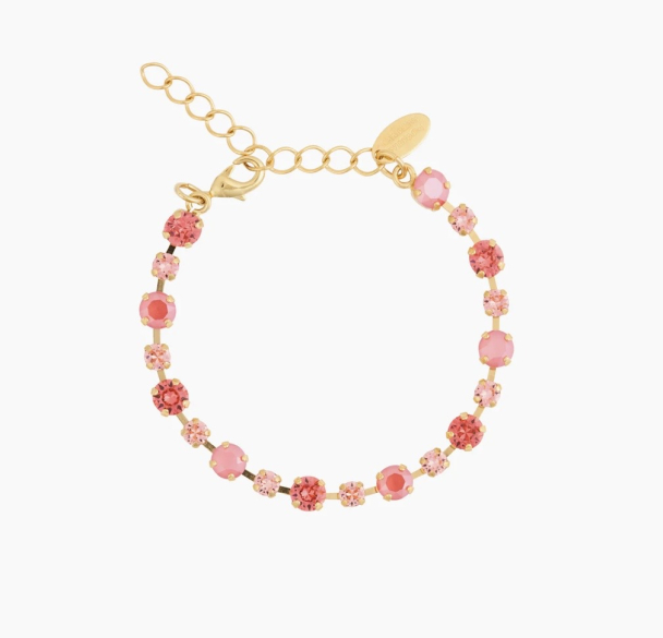 Calanthe bracelet - Gold-Light Coral Combo - Image 1