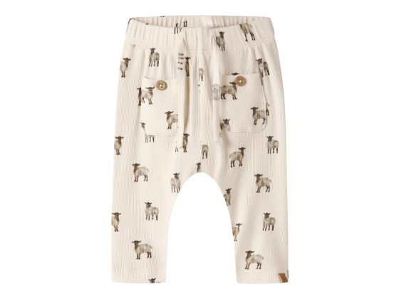Gavo Loose Pant, Turtledove / Sheep - Lil' Atelier