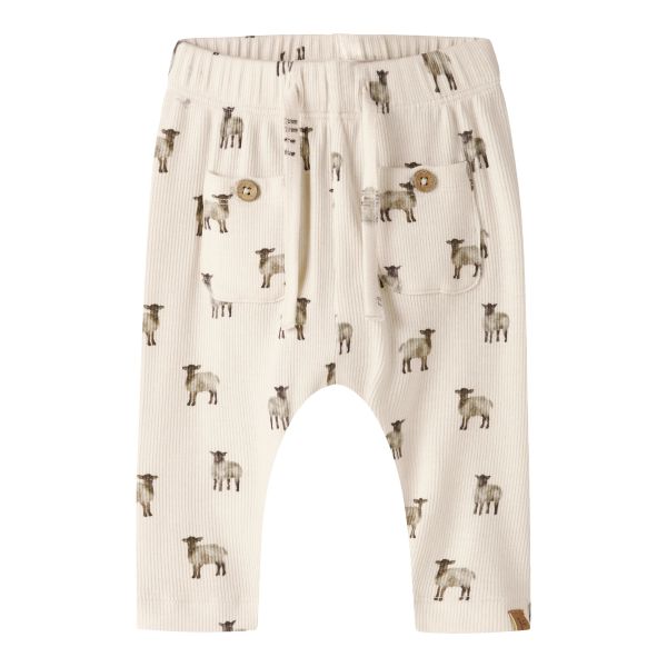 Gavo Loose Pant, Turtledove / Sheep - Lil' Atelier