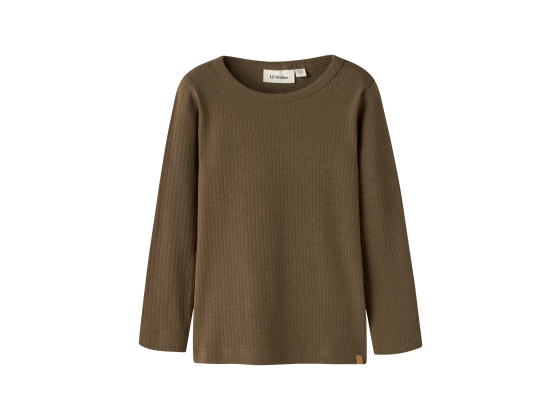 Gabo Slim Top, Teak - Lil' Atelier