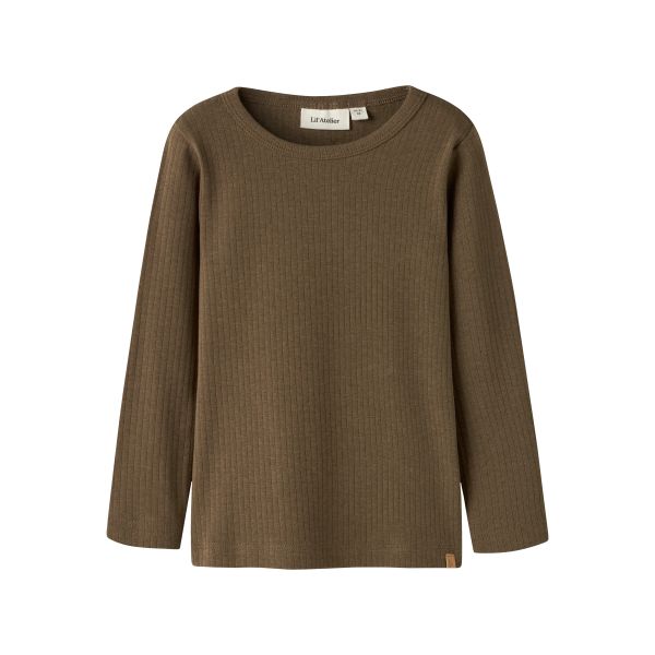 Gabo Slim Top, Teak - Lil' Atelier