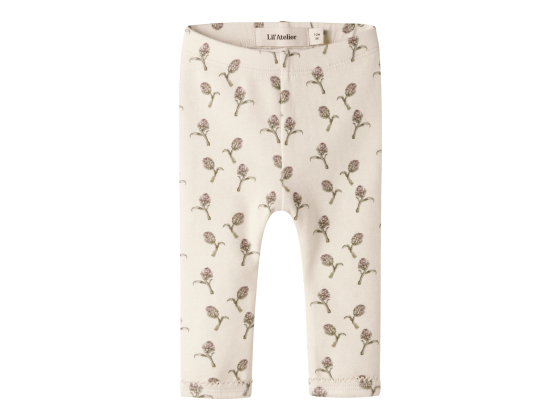 Gayo Leggings, Turtledove / Artichoke - Lil' Atelier
