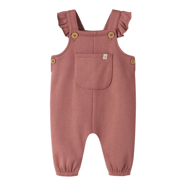 Kilano Loose Sweat Overall, Withered Rose - Lil' Atelier