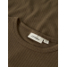 Gabo Slim Top, Teak - Lil' Atelier
