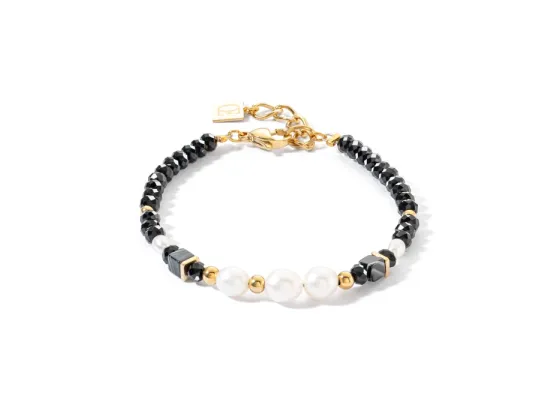 Bracelet Pearl & Black Onyx