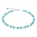 GEOCUBE Necklace Iconic Precious Silver & Green