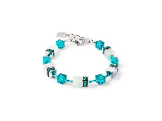 GEOCUBE Bracelet Iconic Precious Silver & Green