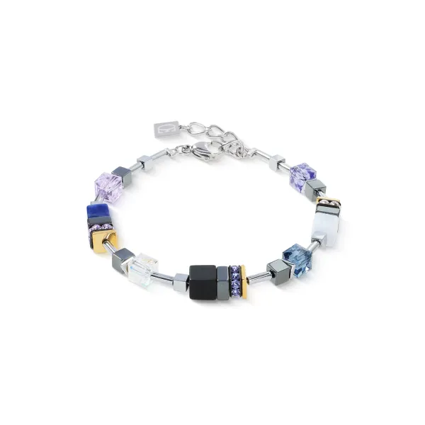 GEOCUBE Bracelet Precious Motion Blue Moon Bicolour