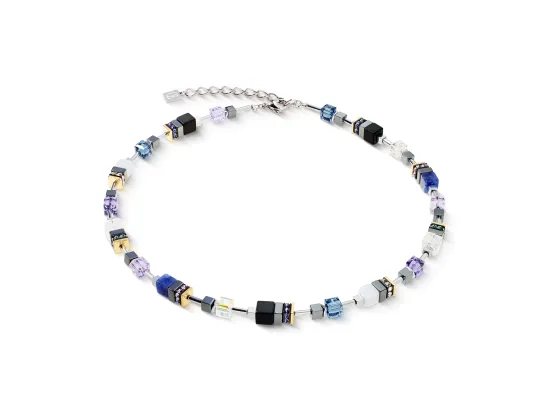 GEOCUBE Necklace Precious Motion Blue Moon Bicolour