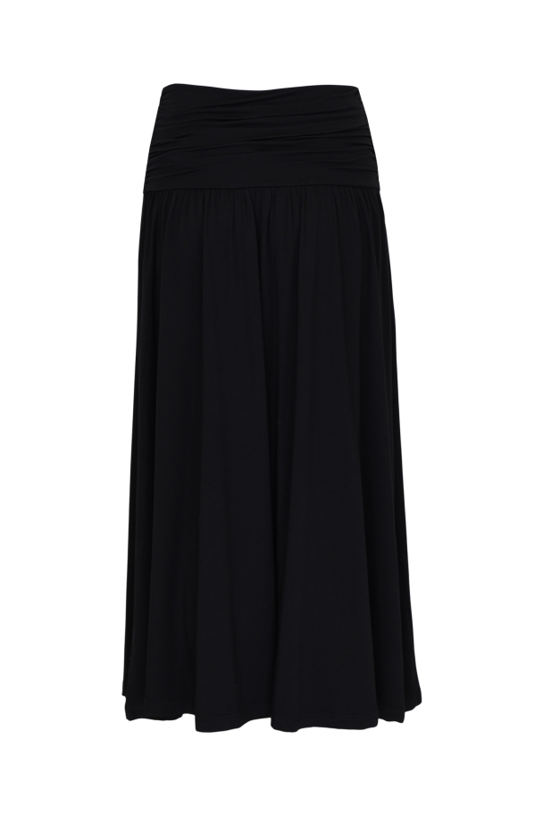 Jersey Skirt - Black - Image 2