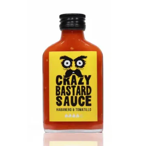 CRAZY BASTARD SAUCE HABANERO & TOMATILLO 100ml