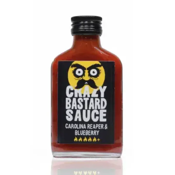 CRAZY BASTARD SAUCE CAROLINA REAPER & BLUEBERRY 100ml