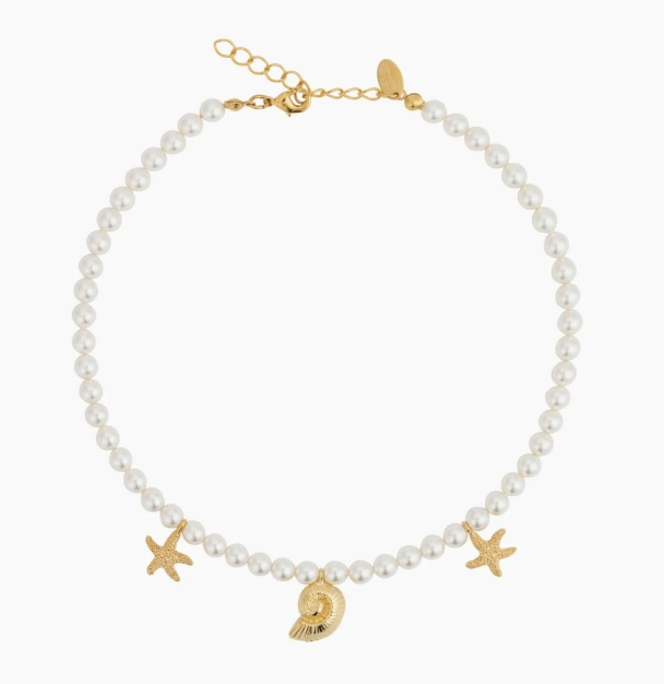 Ismara Necklace Gold-Pearl  - Image 1
