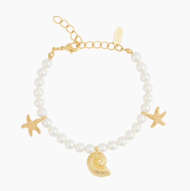 Ismara Bracelet Gold-Pearl  - Image 1
