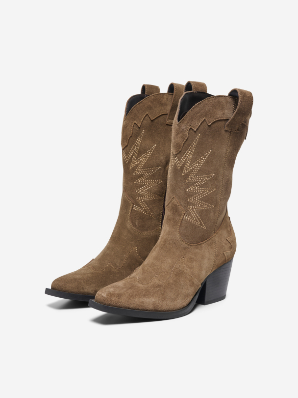 ONLEVA LEATHER COWBOY BOOT - Image 4