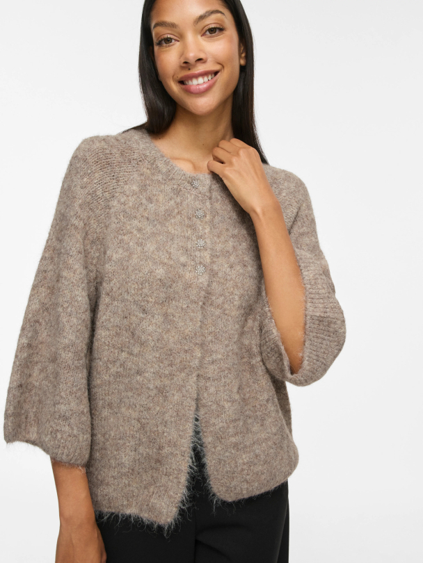 VIBOWS 3/4 KNIT CARDIGAN/LN/1 - Image 2