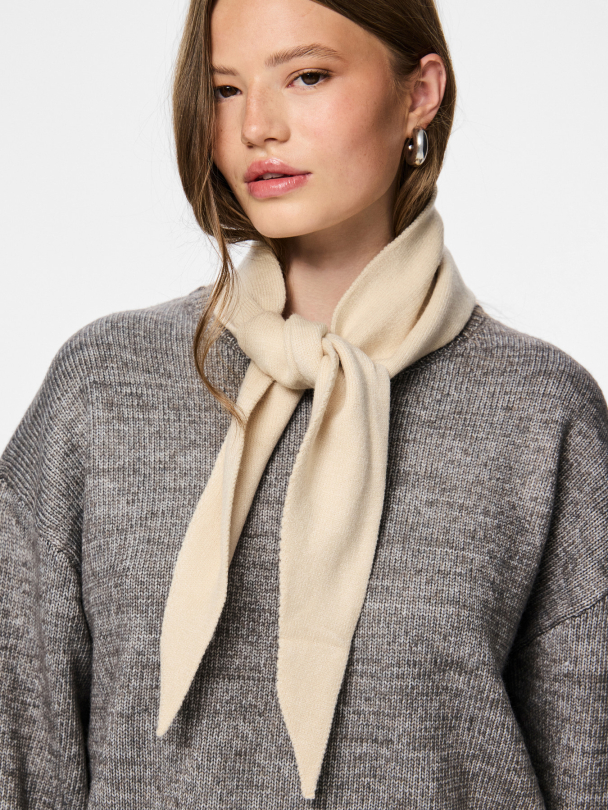 PCKOMMA TRIANGLE SCARF NOOS BC - Image 2