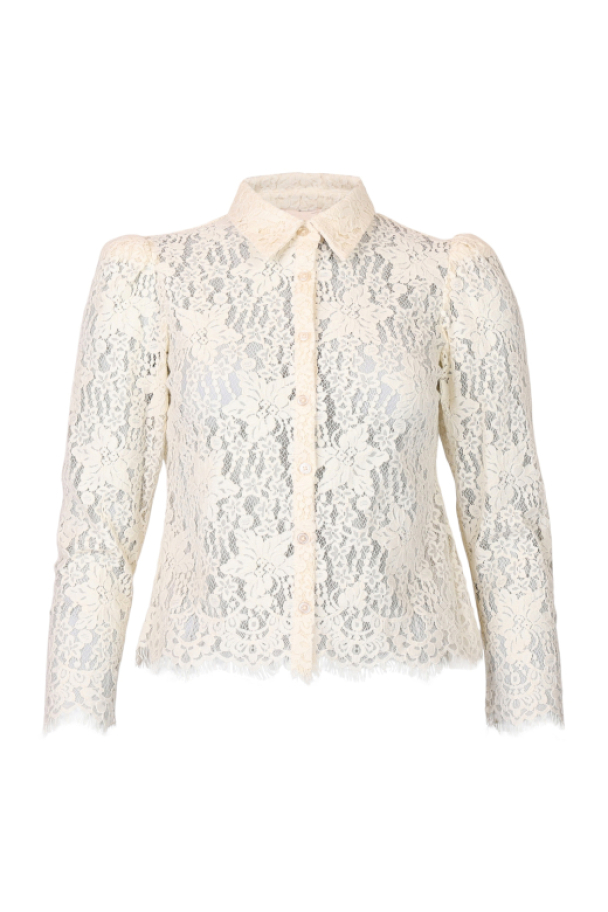 Lace Shirt - Vintage White - Image 1