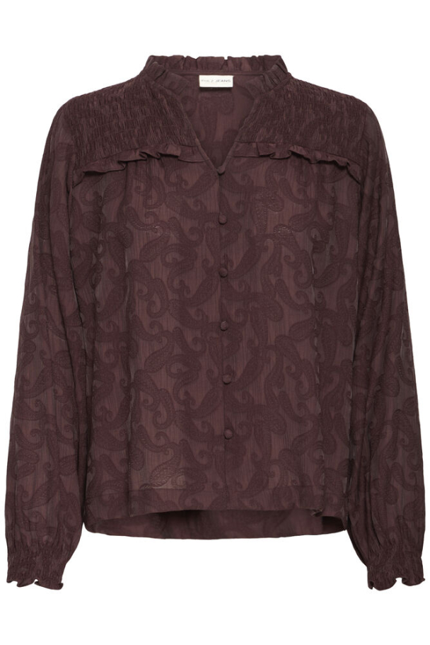 PZdinea Bluse Brun - Image 2