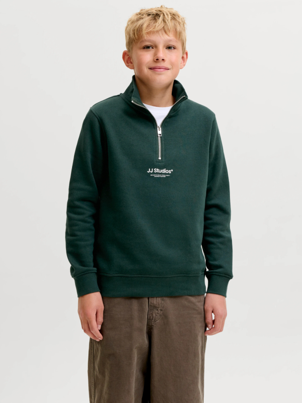 JJESOHO SWEAT QUARTER ZIP HN NOOS JNR - Image 3