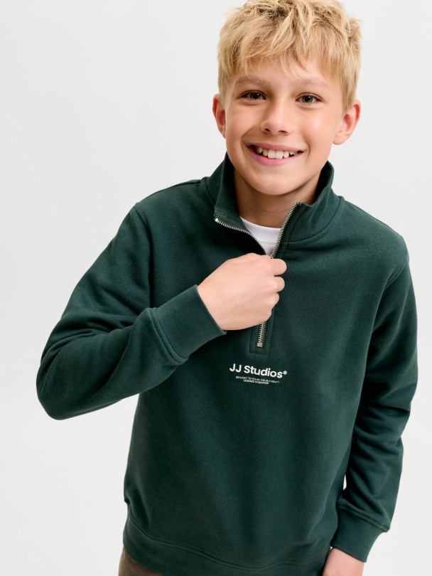 JJESOHO SWEAT QUARTER ZIP HN NOOS JNR - Image 2