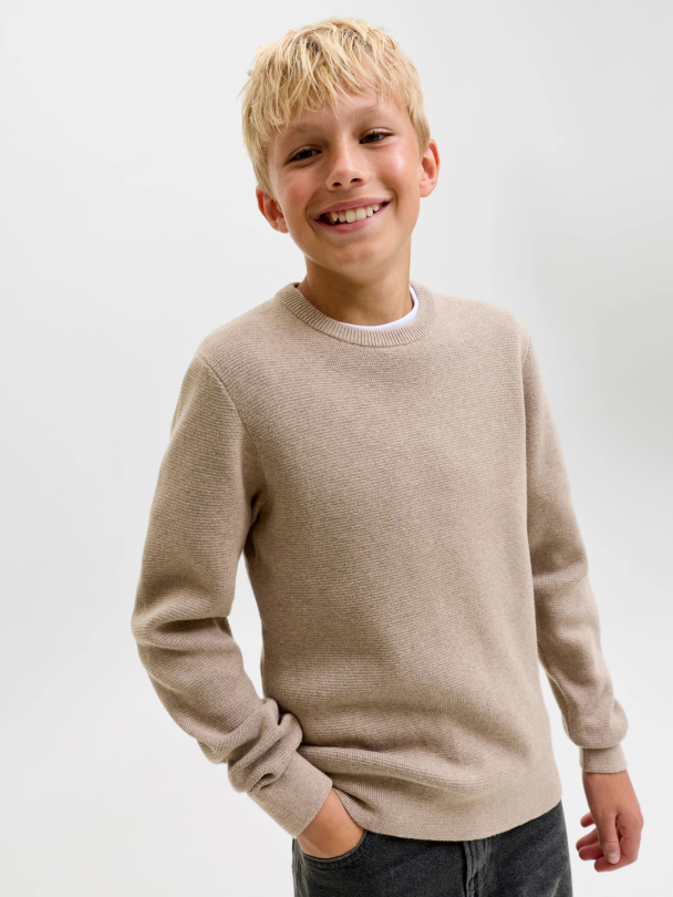 JPRBLAMILANO STITCH KNIT CREW NECK JNR - Image 3