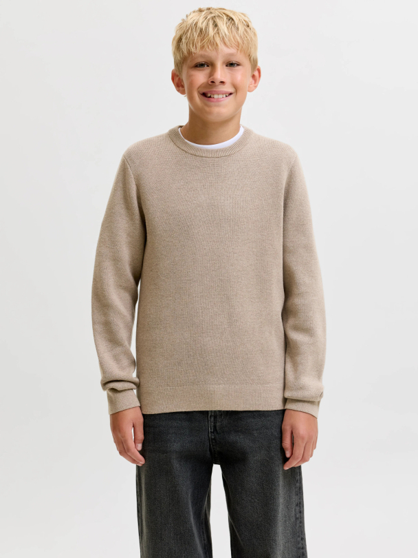 JPRBLAMILANO STITCH KNIT CREW NECK JNR - Image 4