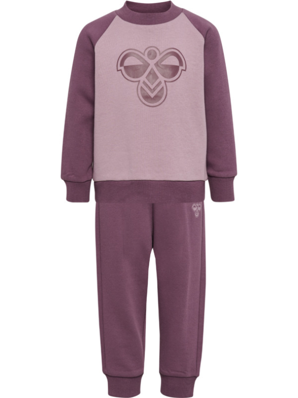 HMLmini Reg Bumble Joggedress Plomme - Image 1
