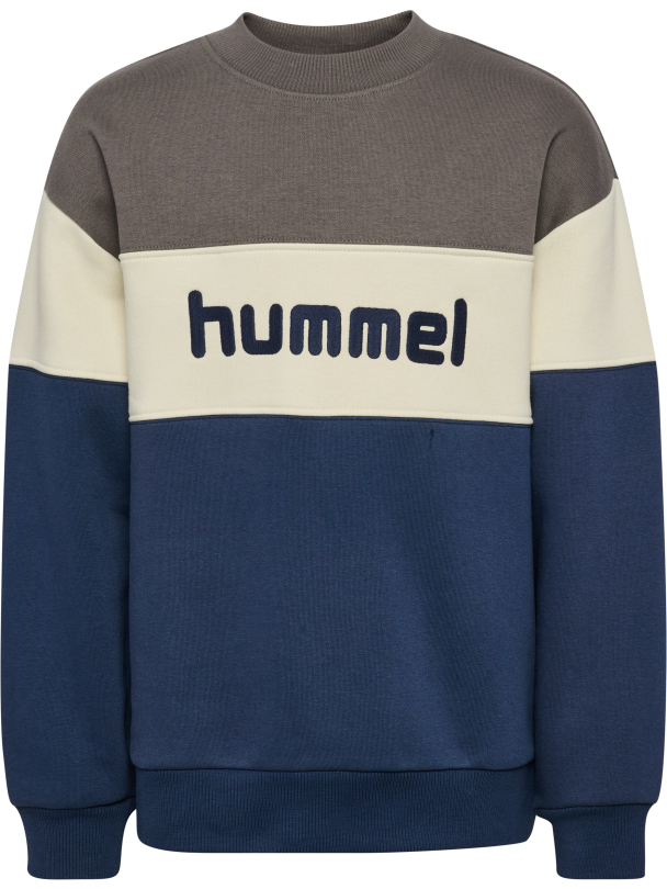 HMLjr Loose Block Crewneck Genser  - Image 1