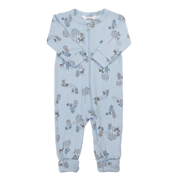 Jumpsuit Ull/Silke Deer - Lyseblå