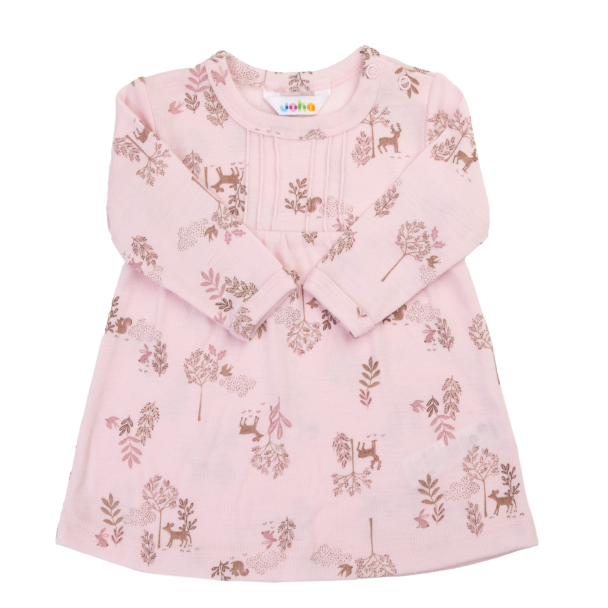 Kjole Ull/Silke Deer - Rosa