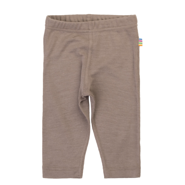 Leggings Ull/Silke - Mørk Beige 
