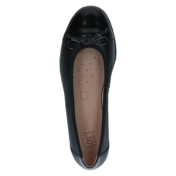 Ballerina Sko Skinn Svart 22150 - Image 4