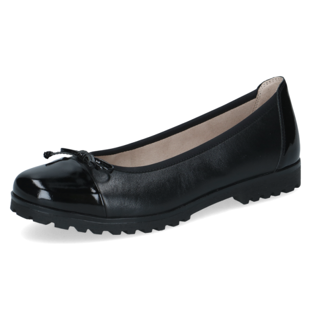 Ballerina Sko Skinn Svart 22150 - Image 1