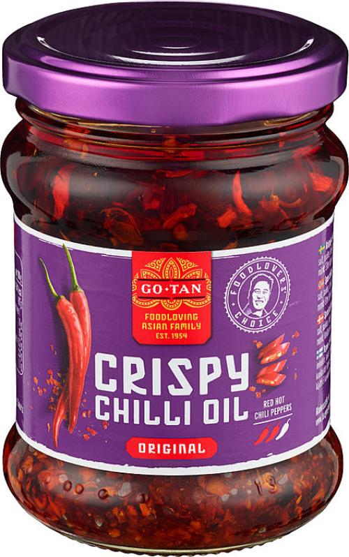 Crispy Chili i Olje 190g Go-Tan
