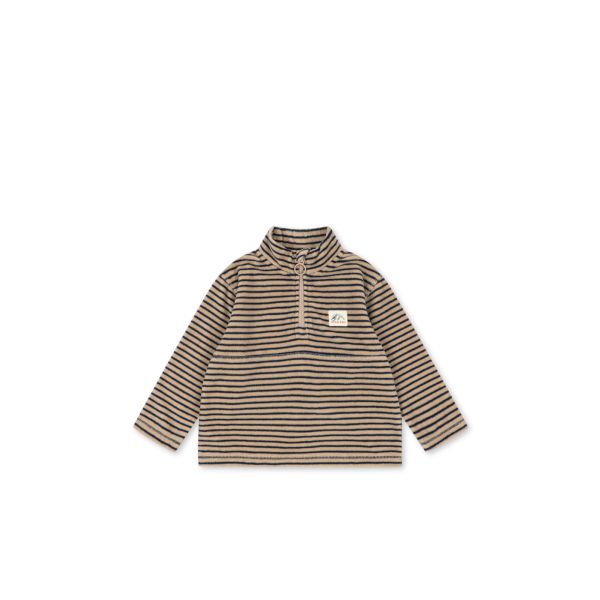 Tavi Fleece Sweatshirt, Stripe La Mer - Konges Sl&oslash;jd