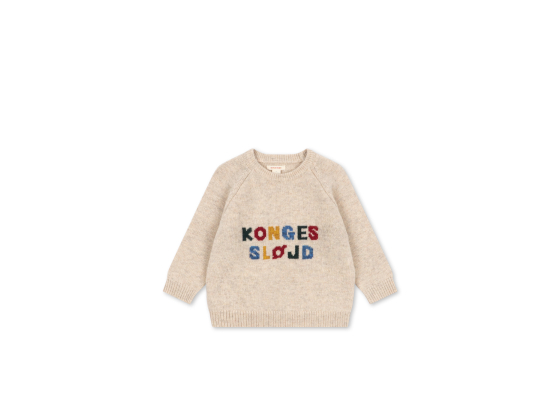 Billi Knit Sweater, Off White - Konges Sl&oslash;jd