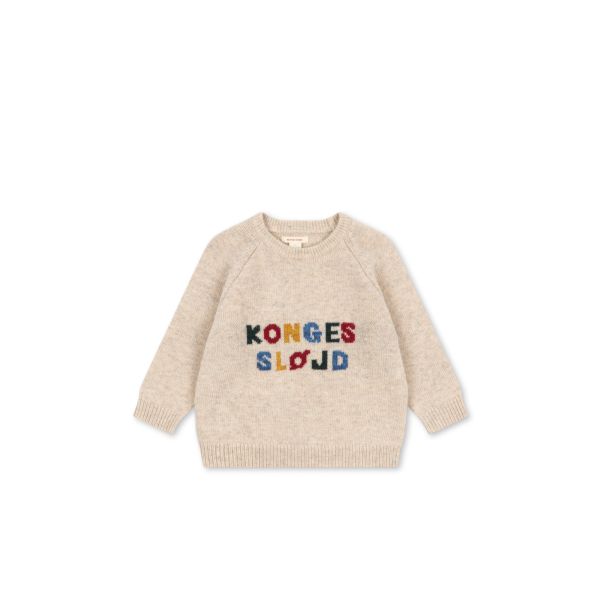 Billi Knit Sweater, Off White - Konges Sl&oslash;jd