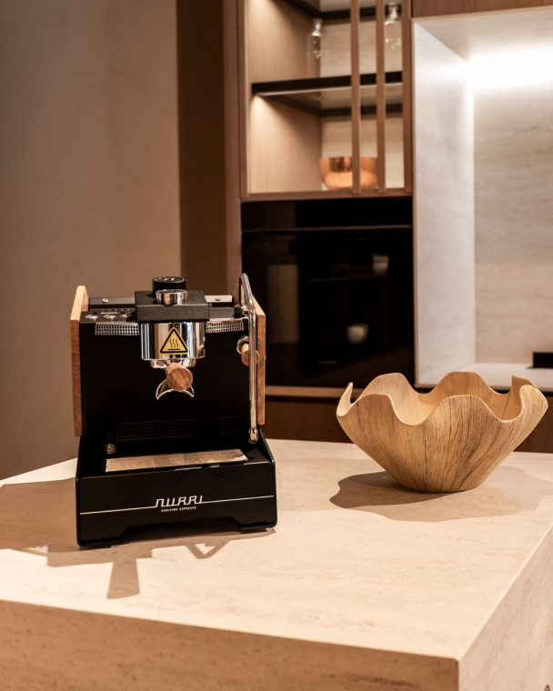 NURRI R-TYPE DUAL BOILER MASKIN MED PID, SORT OG SEBRANO TRE - Image 2