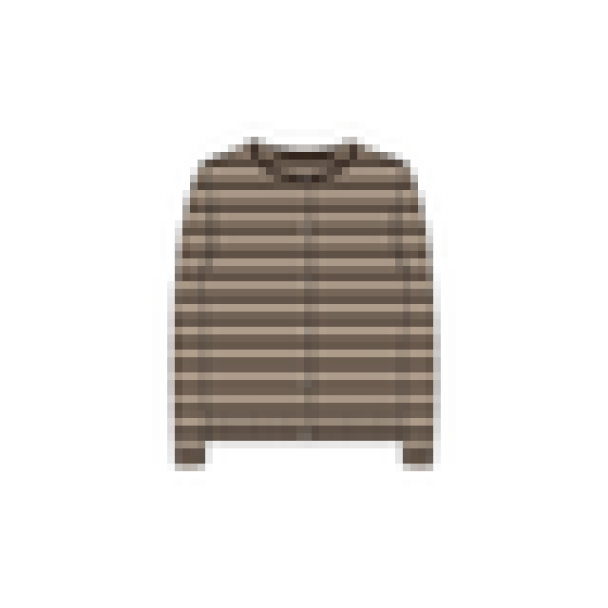 Carla stripe LS Cardigan Knit 