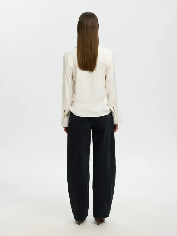 SLWJONNA REG LS OPEN COLLAR SHIRT - Image 2